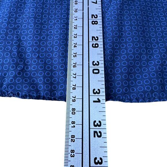 Paul Smith Dress Shirt Men's 15.5 39 Blue Geometric Formal Classic Long Sleeve - Picture 10 of 10